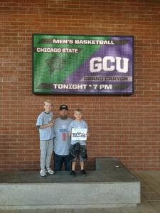 Joshua attended Grand Canyon University vs. Chicago State - NCAA Men's Basketball - God Bless America Night on Feb 3rd 2018 via VetTix 