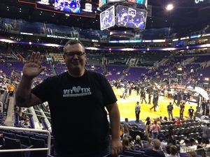 Daniel attended Phoenix Suns vs. Charlotte Hornets - NBA on Feb 4th 2018 via VetTix 
