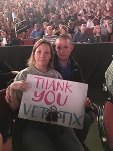 Anthony attended Brad Paisley - Weekend Warrior World Tour With Dustin Lynch, Chase Bryant and Lindsay Ell on Jan 27th 2018 via VetTix 