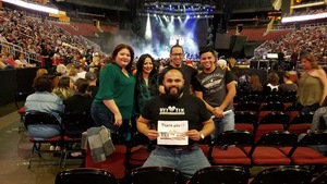 Thomas attended Brad Paisley - Weekend Warrior World Tour With Dustin Lynch, Chase Bryant and Lindsay Ell on Jan 27th 2018 via VetTix 