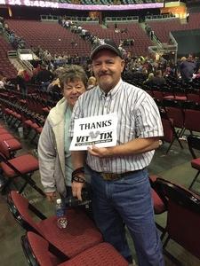 LEE attended Brad Paisley - Weekend Warrior World Tour With Dustin Lynch, Chase Bryant and Lindsay Ell on Jan 27th 2018 via VetTix 
