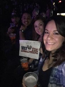 Nicole attended Brad Paisley - Weekend Warrior World Tour With Dustin Lynch, Chase Bryant and Lindsay Ell on Jan 27th 2018 via VetTix 