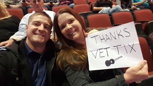 Jesse attended Brad Paisley - Weekend Warrior World Tour With Dustin Lynch, Chase Bryant and Lindsay Ell on Jan 27th 2018 via VetTix 