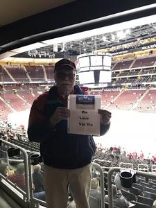 Larry attended Arizona Coyotes vs. Dallas Stars - NHL on Feb 1st 2018 via VetTix 