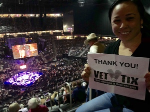 Nia attended George Strait - Live in Vegas - Friday Night on Feb 2nd 2018 via VetTix 