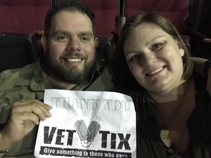 Alethea attended Kid Rock With a Thousand Horses - American Rock N' Roll Tour on Feb 3rd 2018 via VetTix 