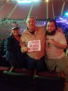 Roy attended Kid Rock With a Thousand Horses - American Rock N' Roll Tour on Feb 3rd 2018 via VetTix 