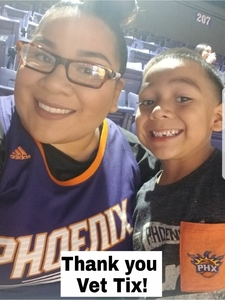 Christina attended Phoenix Suns vs. Denver Nuggets - NBA on Feb 10th 2018 via VetTix 