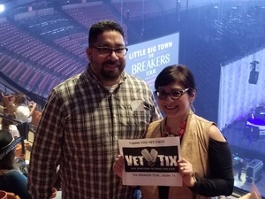 Ruben H Uribe attended The Breakers Tour Featuring Little Big Town With Kacey Musgraves and Midland on Feb 9th 2018 via VetTix 