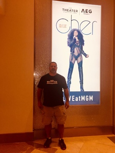 rodney attended Cher Live at the MGM National Harbor Theater on Feb 22nd 2018 via VetTix 
