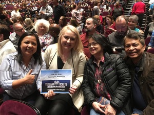 Maria attended Cher Live at the MGM National Harbor Theater on Feb 22nd 2018 via VetTix 