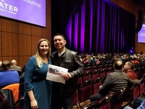 David attended Cher Live at the MGM National Harbor Theater on Feb 22nd 2018 via VetTix 