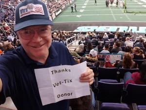 Patrick attended Arizona Rattlers vs. Sioux Falls Storm - IFL on Feb 25th 2018 via VetTix 