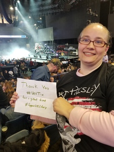 Chad attended Brad Paisley - Weekend Warrior World Tour With Dustin Lynch, Chase Bryant and Lindsay Ell on Feb 24th 2018 via VetTix 
