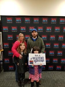 Randall attended Brad Paisley - Weekend Warrior World Tour With Dustin Lynch, Chase Bryant and Lindsay Ell on Feb 24th 2018 via VetTix 