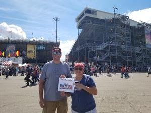 Jared attended 2018 TicketGuardian 500 - Monster Energy NASCAR Cup Series on Mar 11th 2018 via VetTix 