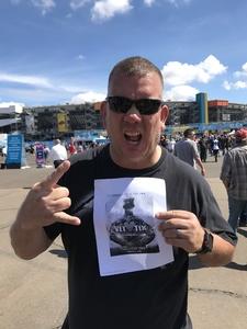 James attended 2018 TicketGuardian 500 - Monster Energy NASCAR Cup Series on Mar 11th 2018 via VetTix 