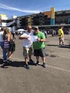 Brian attended 2018 TicketGuardian 500 - Monster Energy NASCAR Cup Series on Mar 11th 2018 via VetTix 