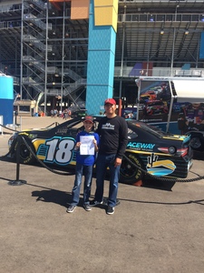 Fredy attended 2018 TicketGuardian 500 - Monster Energy NASCAR Cup Series on Mar 11th 2018 via VetTix 