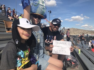 Joseph attended 2018 TicketGuardian 500 - Monster Energy NASCAR Cup Series on Mar 11th 2018 via VetTix 