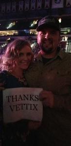 Eric attended Brad Paisley - Weekend Warrior World Tour With Dustin Lynch, Chase Bryant and Lindsay Ell on Mar 9th 2018 via VetTix 