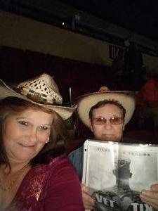 Patricia attended Brad Paisley - Weekend Warrior World Tour With Dustin Lynch, Chase Bryant and Lindsay Ell on Mar 9th 2018 via VetTix 