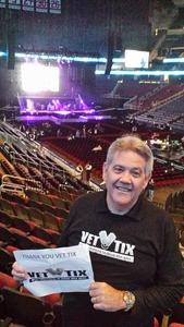 Evelio attended Kid Rock With a Thousand Horses - American Rock N' Roll Tour on Mar 9th 2018 via VetTix 