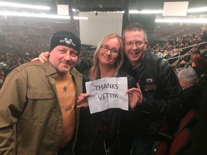 Daniel attended Kid Rock With a Thousand Horses - American Rock N' Roll Tour on Mar 9th 2018 via VetTix 