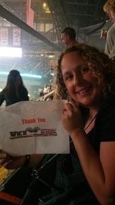 Jeannie attended Blake Shelton With Brett Eldredge, Carly Pearce and Trace Adkins on Mar 8th 2018 via VetTix 