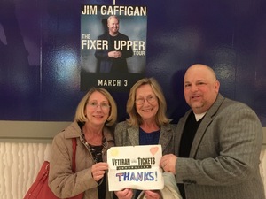 JAMES attended Jim Gaffigan - the Fixer Upper on Mar 4th 2018 via VetTix 