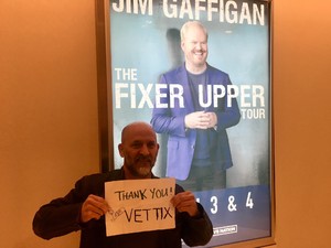 Timothy attended Jim Gaffigan - the Fixer Upper on Mar 4th 2018 via VetTix 