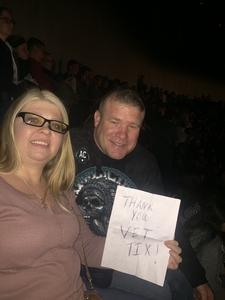 Timothy attended Brad Paisley - Weekend Warrior World Tour With Dustin Lynch, Chase Bryant and Lindsay Ell on Apr 6th 2018 via VetTix 