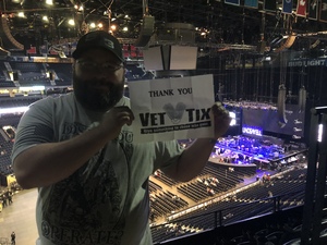 Trevor attended Brad Paisley - Weekend Warrior World Tour With Dustin Lynch, Chase Bryant and Lindsay Ell on Apr 6th 2018 via VetTix 