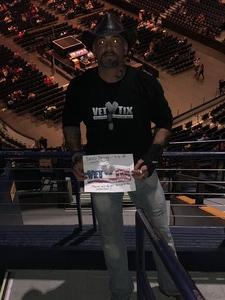 Rodger Folkerts attended Brad Paisley - Weekend Warrior World Tour With Dustin Lynch, Chase Bryant and Lindsay Ell on Apr 6th 2018 via VetTix 