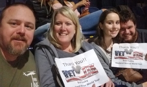 Jerry attended Brad Paisley - Weekend Warrior World Tour With Dustin Lynch, Chase Bryant and Lindsay Ell on Apr 6th 2018 via VetTix 