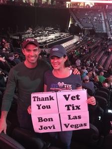 Jonathan attended Bon Jovi - This House Is Not for Sale Tour on Mar 17th 2018 via VetTix 