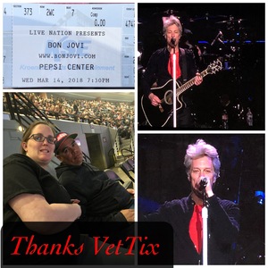 Melissa attended Bon Jovi - This House Is Not for Sale Tour on Mar 14th 2018 via VetTix 