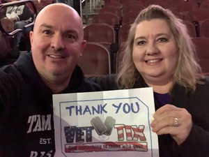 Kent and Anita attended Blake Shelton With Brett Eldredge, Carly Pearce and Trace Adkins on Mar 17th 2018 via VetTix 