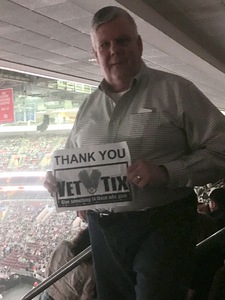 Russell attended Blake Shelton With Brett Eldredge, Carly Pearce and Trace Adkins on Mar 17th 2018 via VetTix 