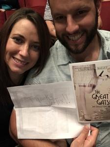 Nick attended The Great Gatsby on Apr 6th 2018 via VetTix 
