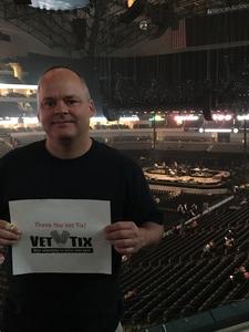 Darrell attended Bon Jovi - This House is not for Sale - Tour on Mar 26th 2018 via VetTix 