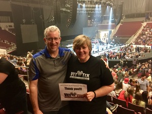 Shellie attended Brad Paisley - Weekend Warrior World Tour With Dustin Lynch, Chase Bryant and Lindsay Ell on Apr 12th 2018 via VetTix 