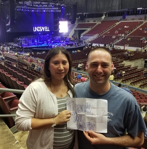 James attended Brad Paisley - Weekend Warrior World Tour With Dustin Lynch, Chase Bryant and Lindsay Ell on Apr 12th 2018 via VetTix 