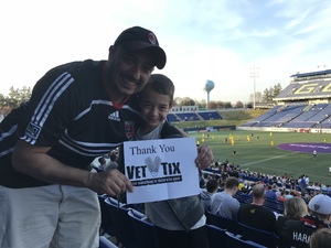 Lorenzo attended DC United vs. Columbus Crew SC - MLS on Apr 14th 2018 via VetTix 