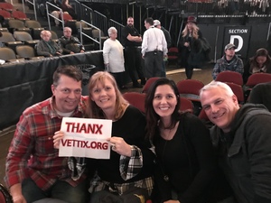 Vincent attended Bon Jovi - This House is not for Sale Tour - Sunday Night on Apr 8th 2018 via VetTix 