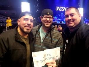 Brandon attended Brad Paisley - Weekend Warrior World Tour With Dustin Lynch, Chase Bryant and Lindsay Ell on Apr 7th 2018 via VetTix 