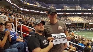 Stephen attended Arizona Rattlers vs. Green Bay Blizzard - IFL on Apr 21st 2018 via VetTix 