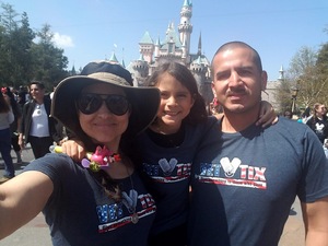 Post deployment family trip to Disneyland for daughter's birthday