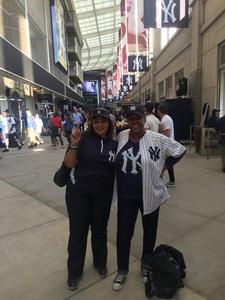 Sharon attended New York Yankees vs. Boston Red Sox - MLB on May 9th 2018 via VetTix 