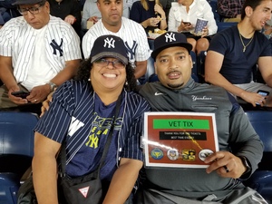 Jarrod attended New York Yankees vs. Boston Red Sox - MLB on May 9th 2018 via VetTix 